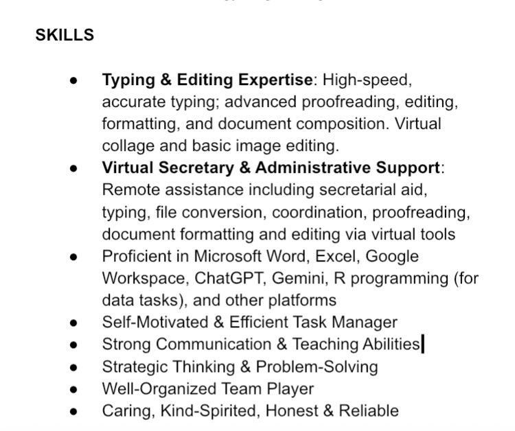 Typing/Editing, Formatting, Virtual Assistance & Digital Documen in Atlanta - Image 2