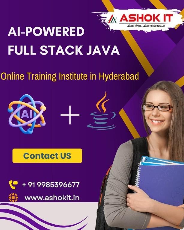 AI Powered Full Stack Java Online Training In Hyderabad in India - Image 1