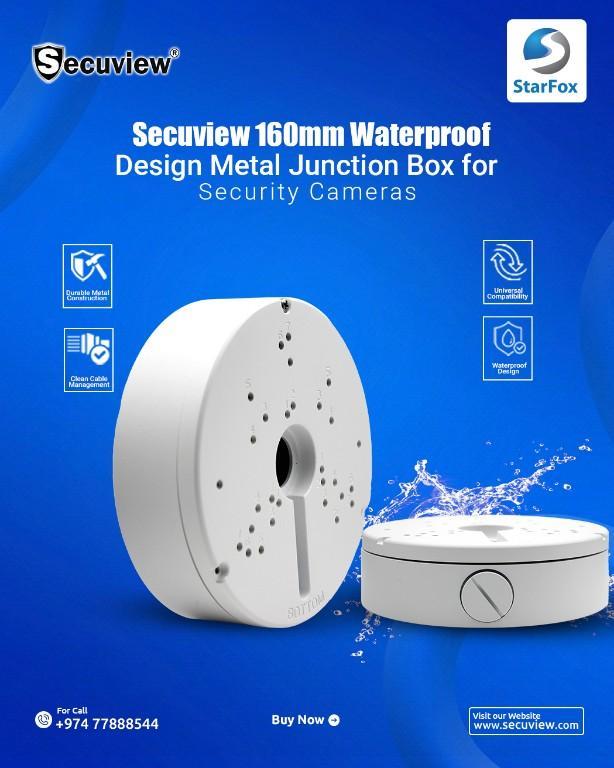 Secuview 160mm Waterproof Design Metal Junction Box for Security in United States - Image 1