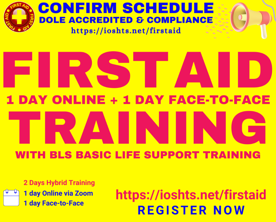 First Aid Training Occupational 2 days Training DOLE Accredited in Lower Bicutan - Image 1