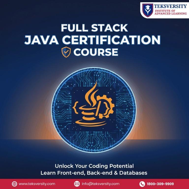 Full Stack Java Developer Course Teksversity in India - Image 1