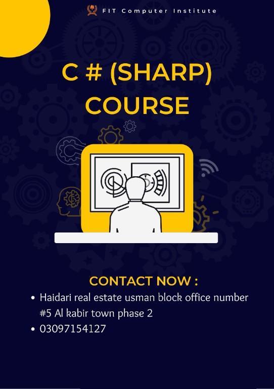 C (Sharp) Course In Lahore, Punjab Pakistan in Pakistan - Image 1