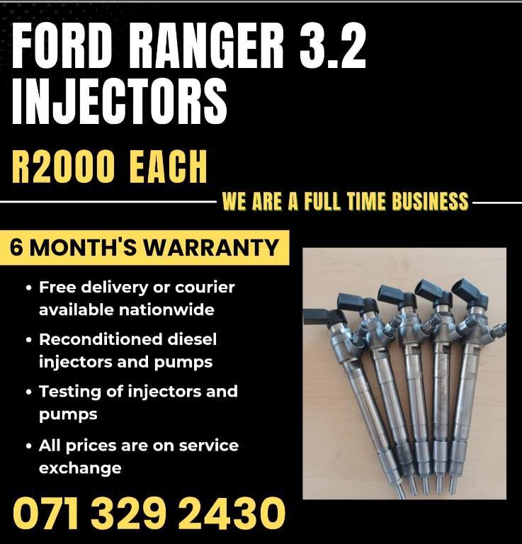 RECONDITIONED FORD RANGER 3.2 INJECTORS in Alberton - Image 1
