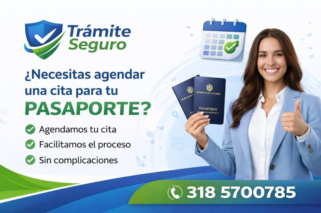 SACAMOS CITAS PARA SACAR PASAPORTE en Armenia - Imagen 1