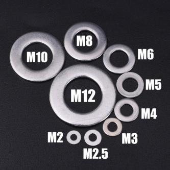 684Pcs/Box Multiple Sizes Stainless Steel Screws Washers … in Singapore - Image 1