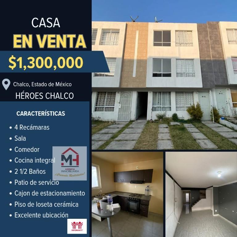 Venta de hermosa casa en Chalco en San Gregorio Cuautzingo - Imagen 1