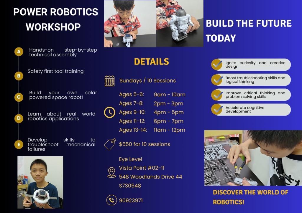 Empower Your Future Innovator Science and Robotics Workshops in Sembawang - Image 1
