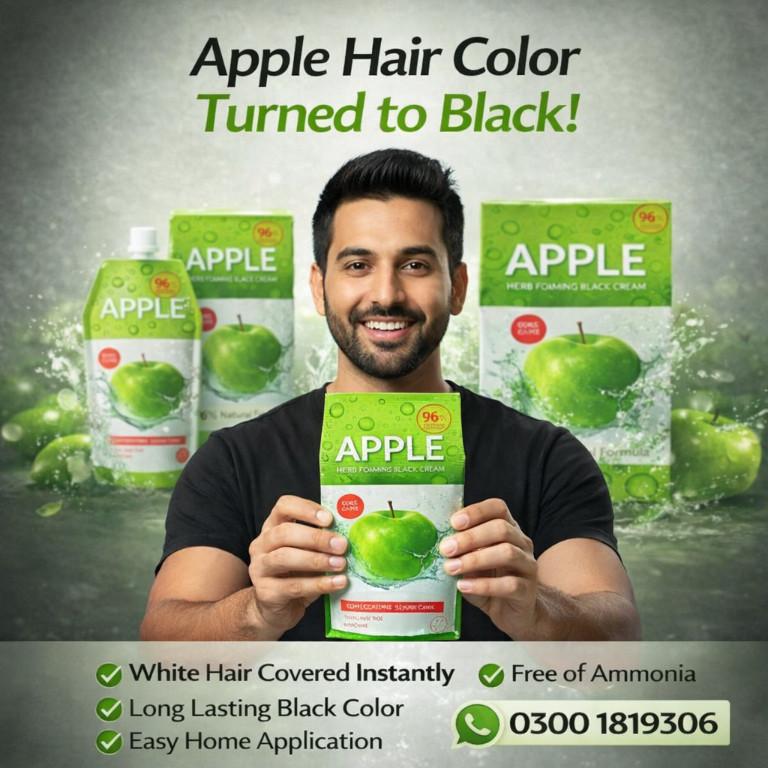 Apple Hair Color Price In Kohat Long-Lasting Color in Pakistan - Image 1