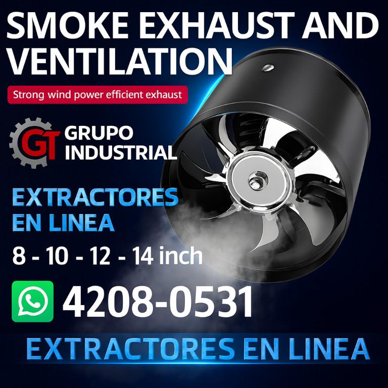 EXTRACTORES PARA COCINAS DE CASAS, RESTAURANTES, APARTAMENTOS en Chinautla - Imagen 1