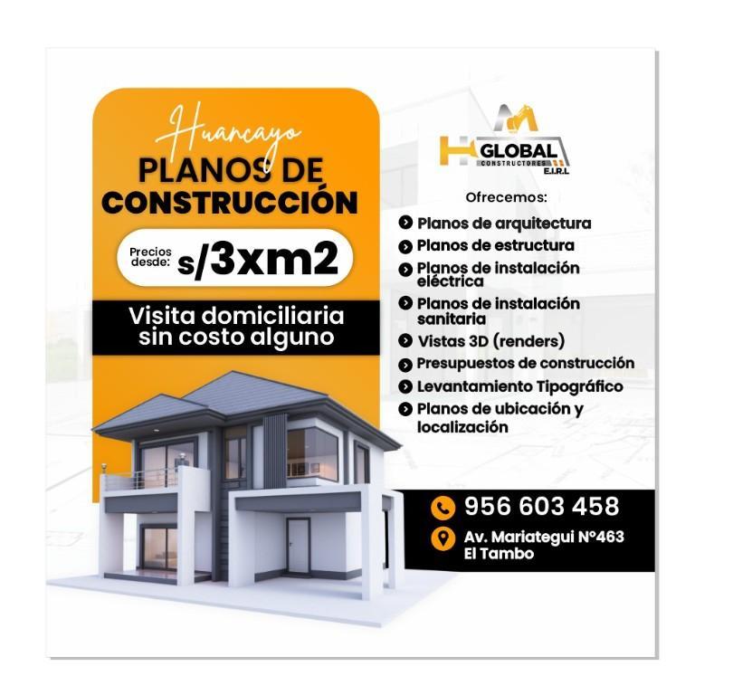 PLANOS ARQUITECTONICOS en Chupaca - Imagen 1