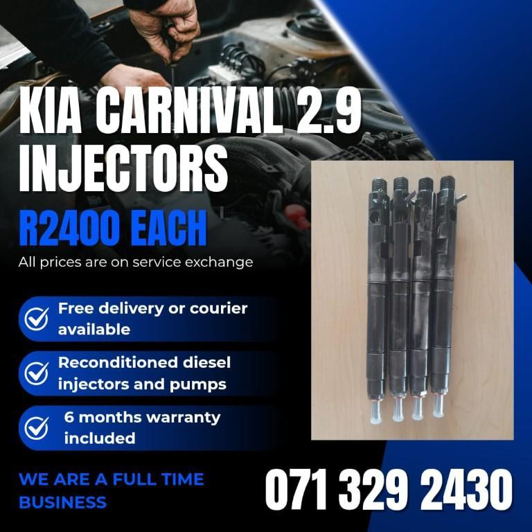 KIA CARNIVAL 2.9 INJECTORS, WARRANTY AND FREE DELIVERY INC in Middelburg - Image 1