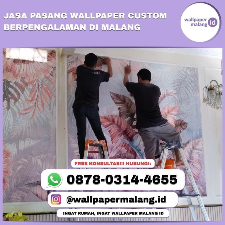 JASA PASANG WALLPAPER CUSTOM BERPENGALAMAN DI MALANG in Indonesia - Image 1