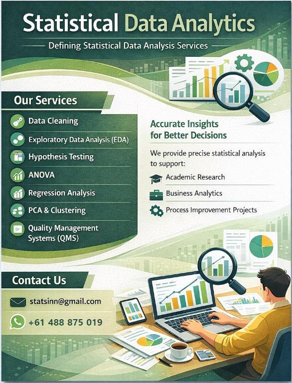 High Quality STATISTICS Consultancy with PhD STATISTICS Tutor in Prahran - Image 1