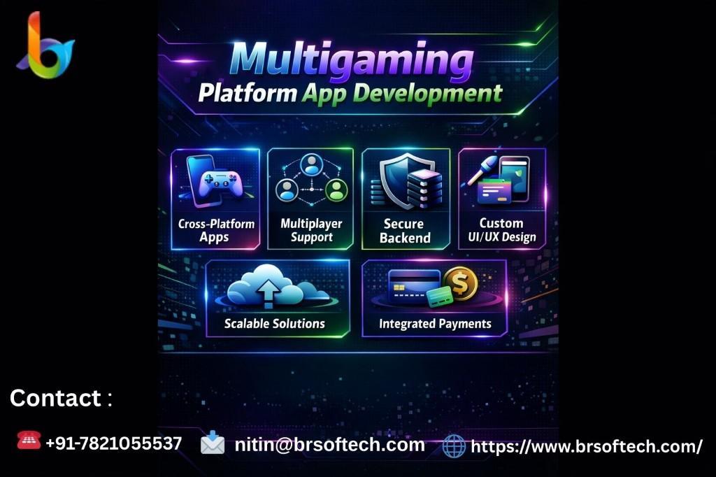 Multigaming Platform App Development Services – BR Softech in Bharūch - Image 1