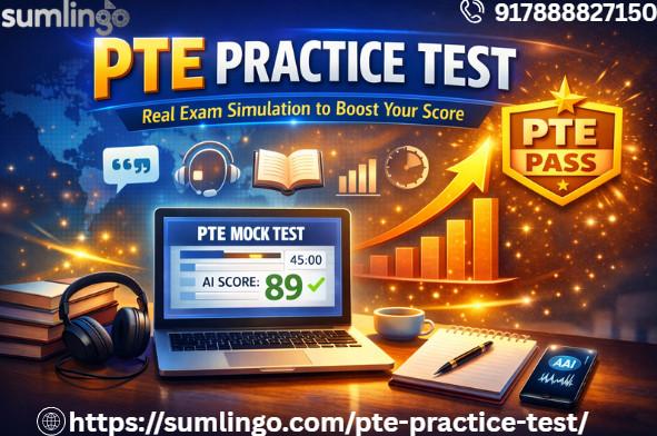 PTE Practice Test – Real Exam Simulation to Boost Your Score in India - Image 1