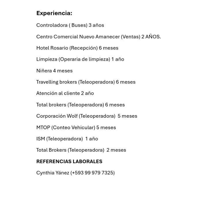 Busco Empleo +99 en Quito - Imagen 2