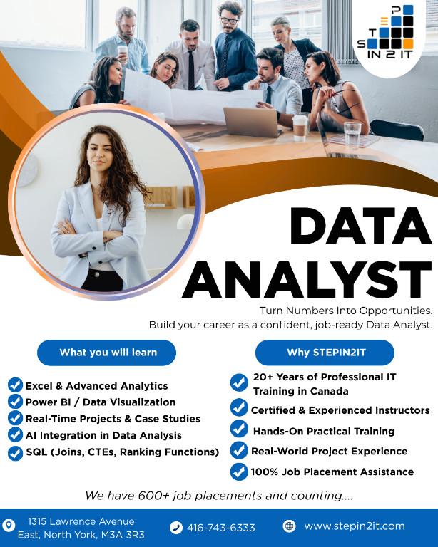 Data Analyst Training by STEPIN2IT in Scarborough - Image 1