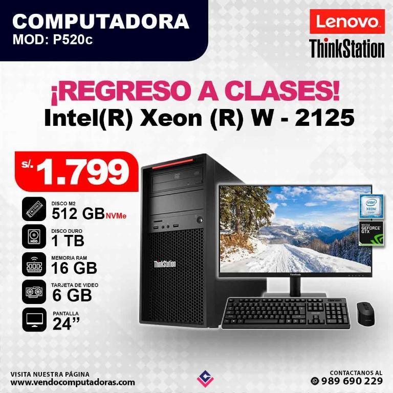 Computadora Intel (R) Xeon(R) W - 2125 en Perú - Imagen 3