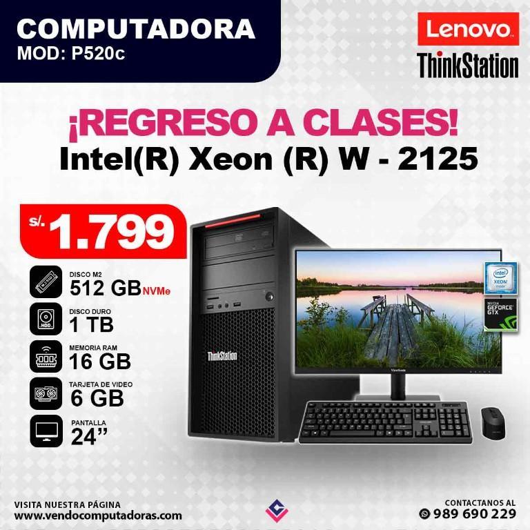 Computadora Intel (R) Xeon(R) W - 2125 en Lima - Imagen 1