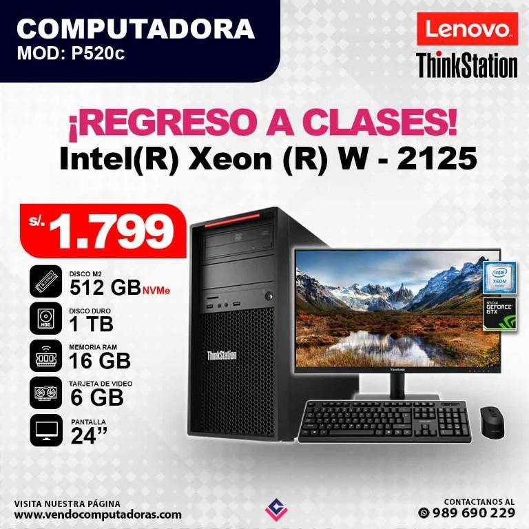 Computadora Intel (R) Xeon(R) W - 2125 en Lima - Imagen 2