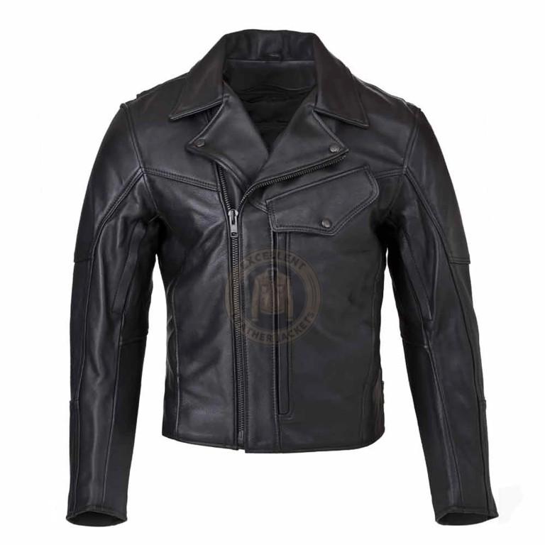 Men’s Commander Leather Jacket in Palāni - Image 1