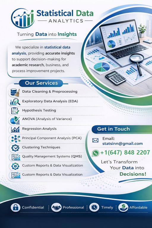 High Quality STATISTICS Consultancy with PhD STATISTICS Tutor in Canada - Image 1