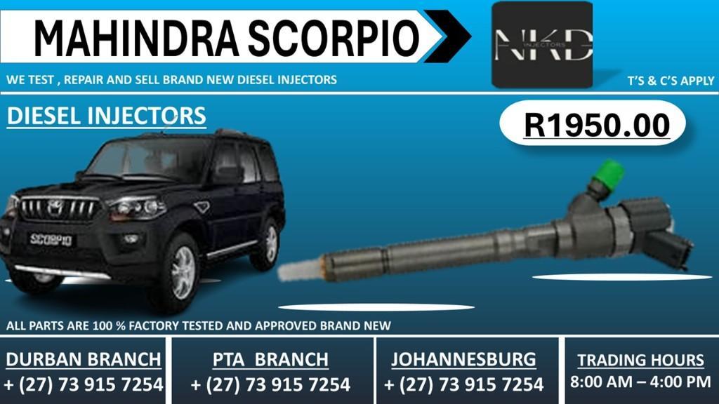 Mahindra Scorpio Diesel Injectors in Durban - Image 1