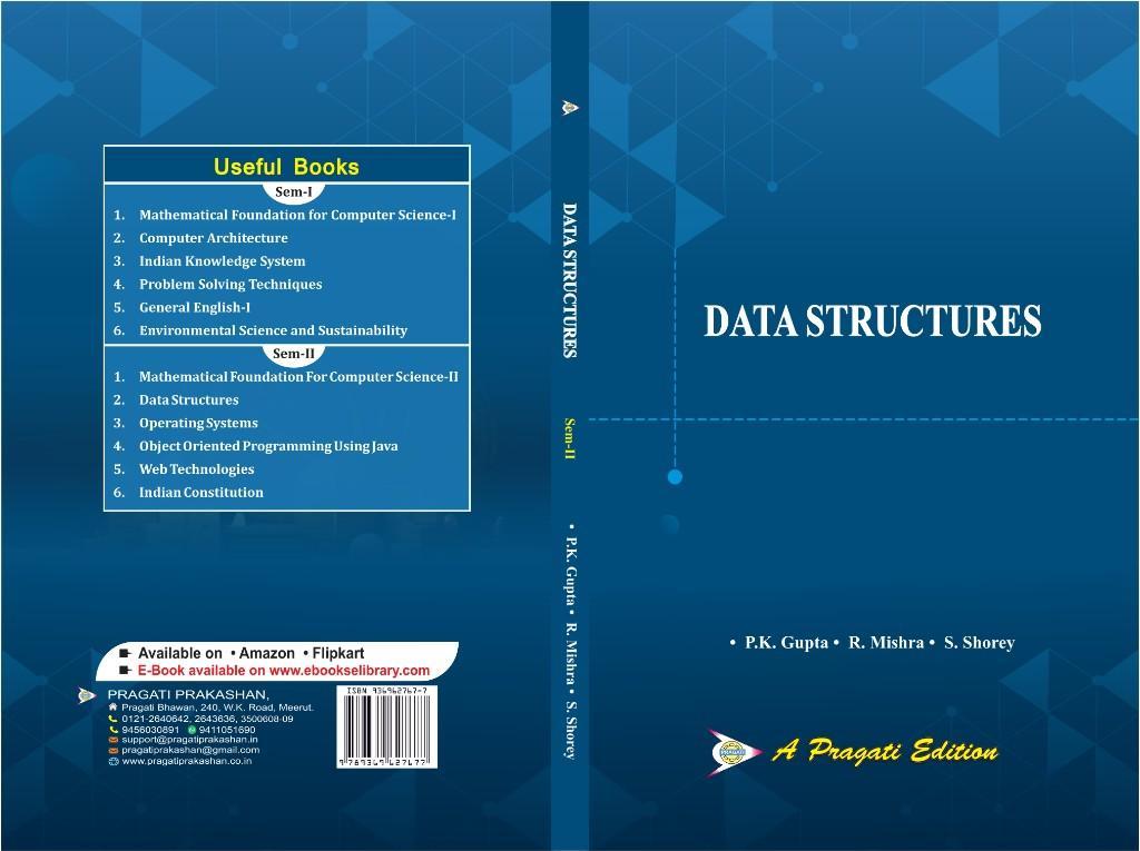 Data Structures Book by P.K. Gupta, R. Mishra & S. Shorey in Meerut - Image 1