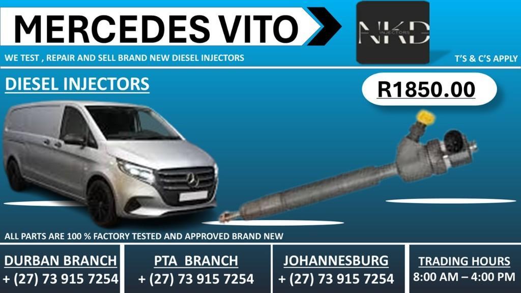 Mercedes Vito Diesel Injectors in Durban - Image 1