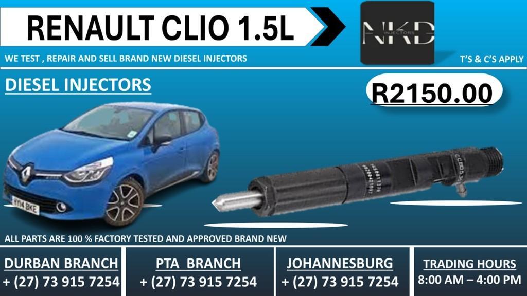 Renault Clio 1.5 Diesel Injectors in Durban - Image 1