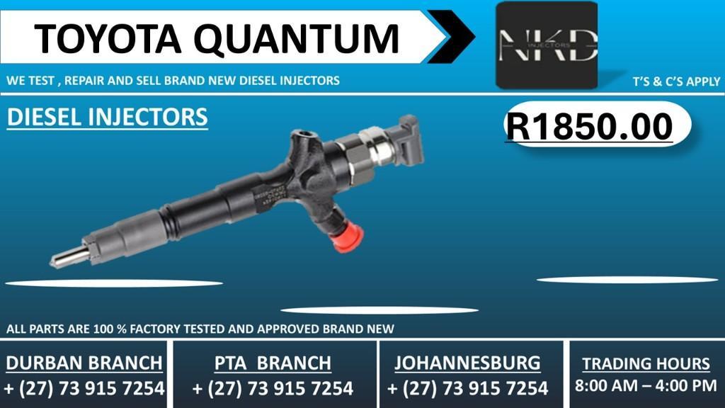 Toyota Quantum Diesel Injectors in Durban - Image 1