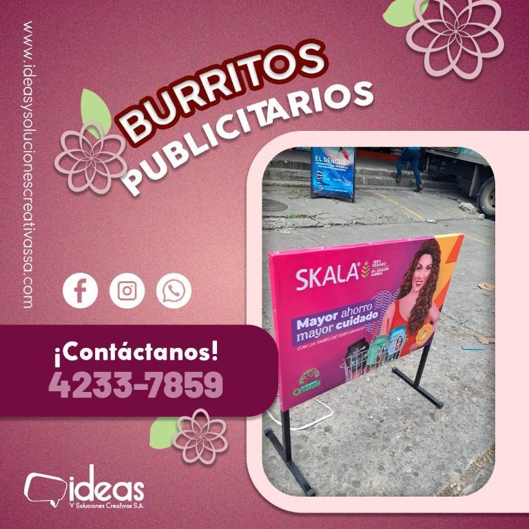 BURRITOS PUBLICITARIOS ESPECIAL PARA TU NEGOCIO en Guatemala - Imagen 1