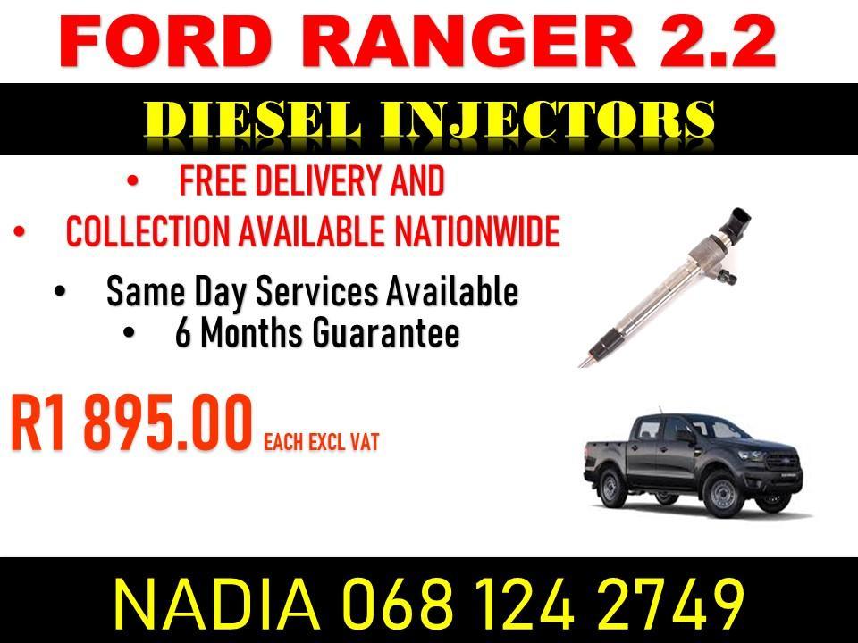2.2 FORD RANFER DIESEL INJECTORS FOR SALE OR TO RECON in South Africa - Image 1
