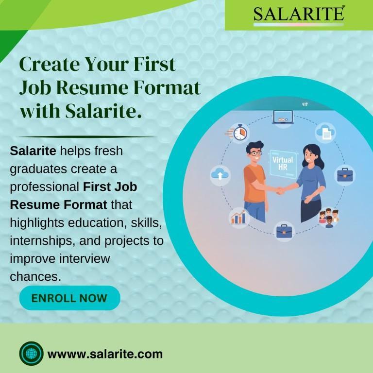 Create Your First Job Resume Format with Salarite in Pālam - Image 1