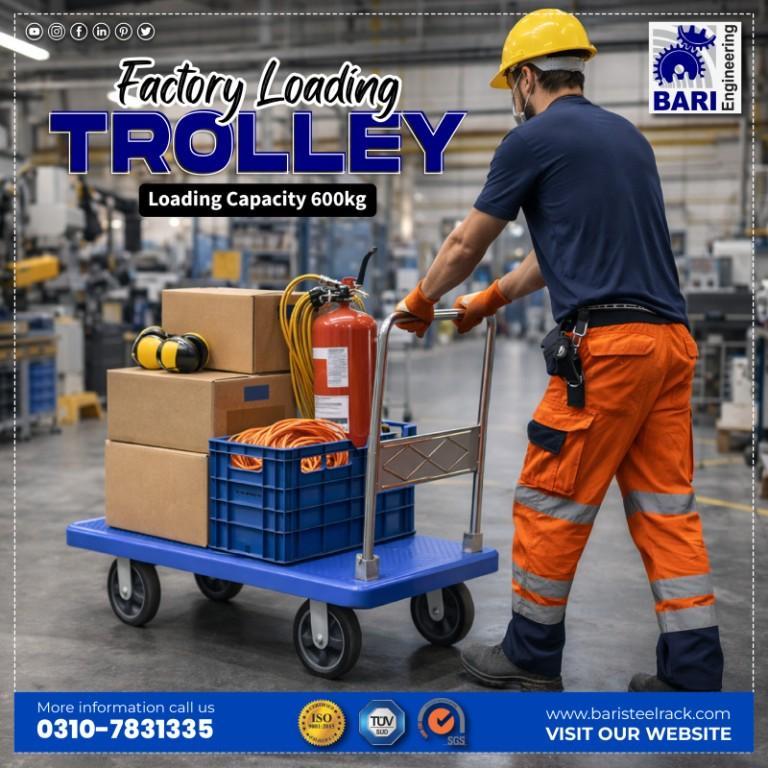 Factory Loading Trolley | Bari Engineering Pakistan in Lahore - Image 1