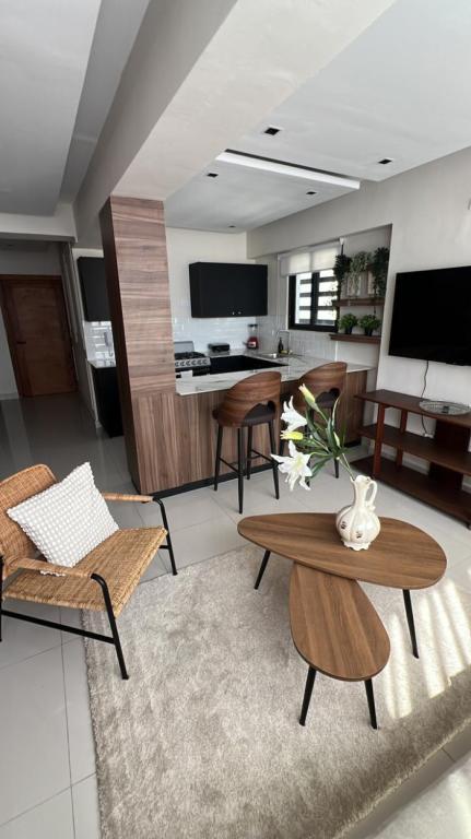 EN RENTA APARTAMENTO AMUEBLADO EN SERRALLES DN en Santo Domingo - Imagen 1