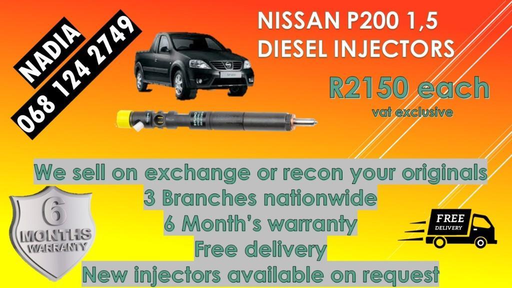 NISSAN NP200 DIESEL INJECTORS TO RECON WTIH TEST REPORT in South Africa - Image 1