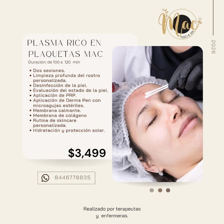 PLASMA RICO EN PLAQUETAS MAC, SALTILLO COAHUILA en Tacubaya - Imagen 1