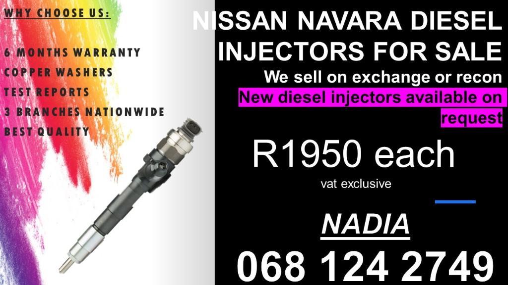 NISSAN NAVARA YD25 DIESEL INJECTORS TESTED AND REBUILD in South Africa - Image 1