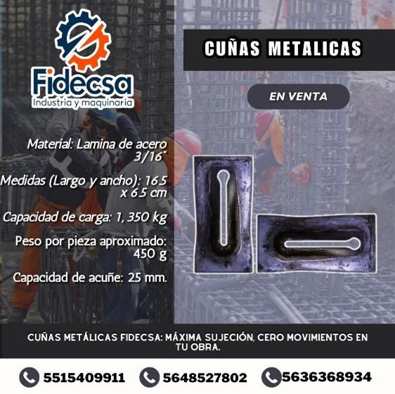 CUÑAS METÁLICAS en México - Imagen 1