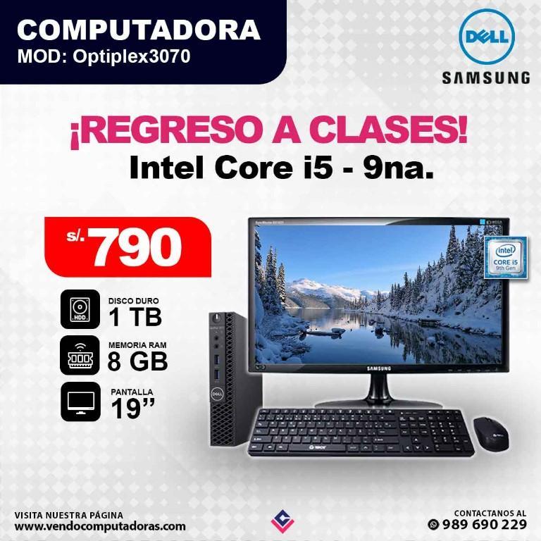 Computadora DELL & SANSUNG Intel Core i5 - 9na. Generacion en Lima - Imagen 3