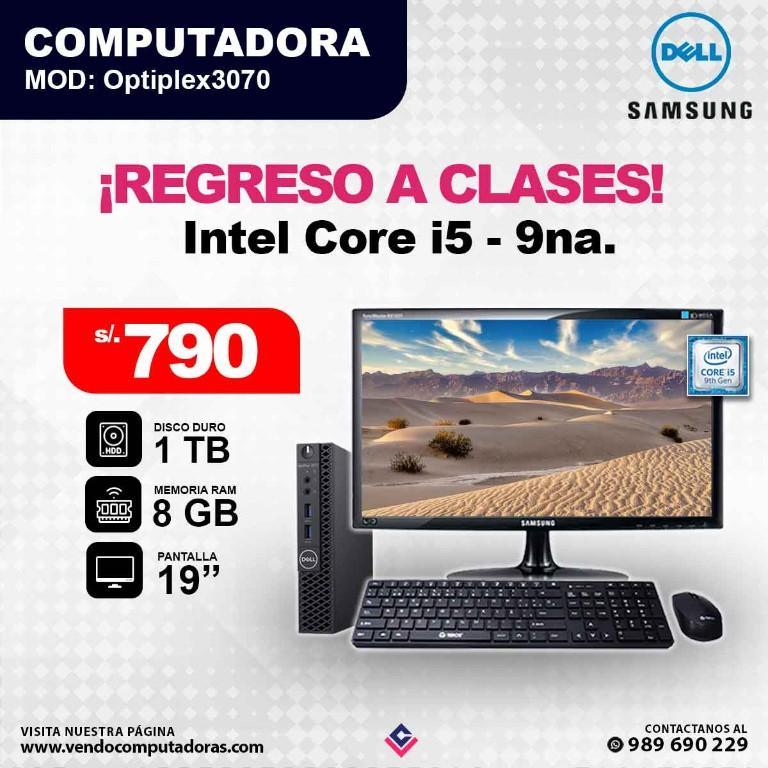 Computadora DELL & SANSUNG Intel Core i5 - 9na. Generacion en Lima - Imagen 1