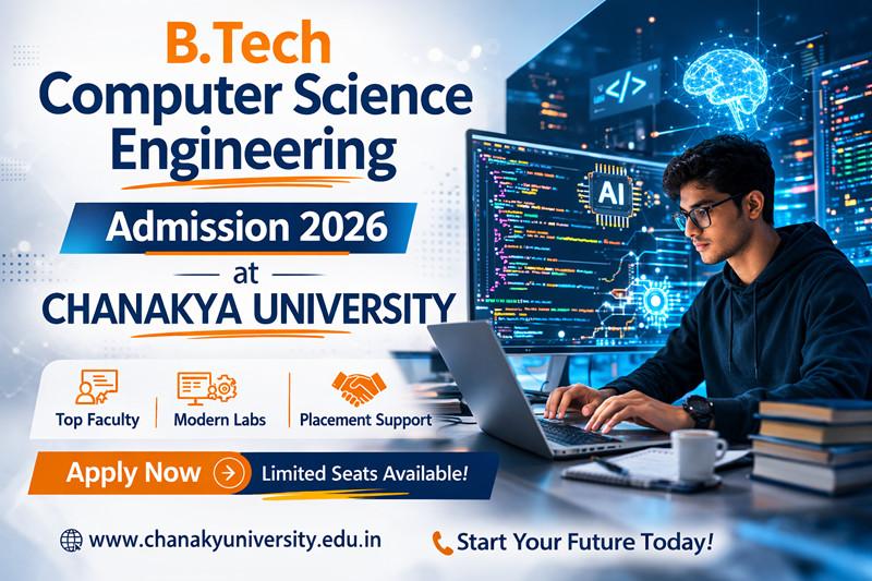 B.Tech Computer Science Engineering Admission 2026 – Chanakya Un in Vasanth Nagar - Image 1