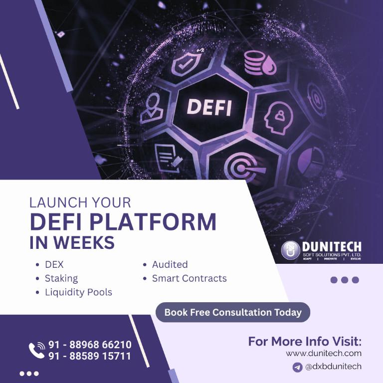 DeFi Smart Contract & Platform Development Services in Lucknow - Image 1