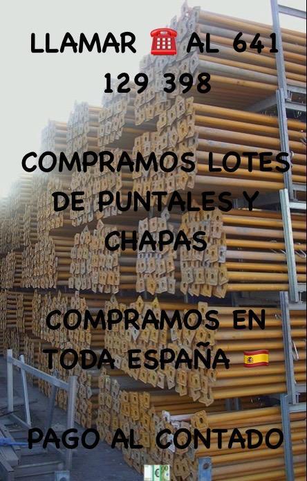 COMPRAMOS PUNTALES DE OBRA en Madrid - Imagen 1