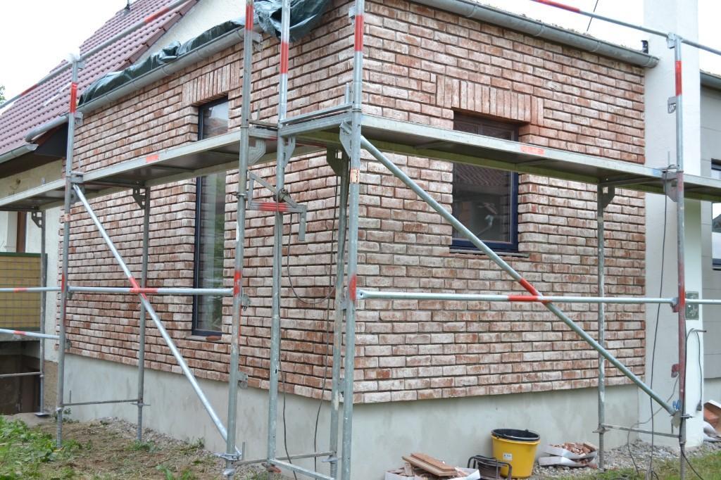 Klinkerriemchen Fassade in Weyhe - Bild 1