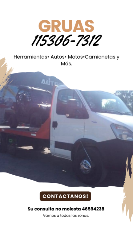 TRASLADOS DE AUTOS,MOTOS,CAMIONETAS,MAQUINARIAS,HERRAMIENTAS en Remedios de Escalada - Imagen 1