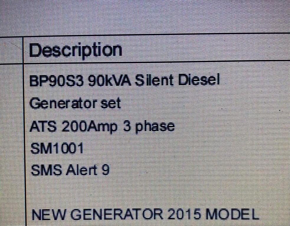 90kva generator in Centurion - Image 5