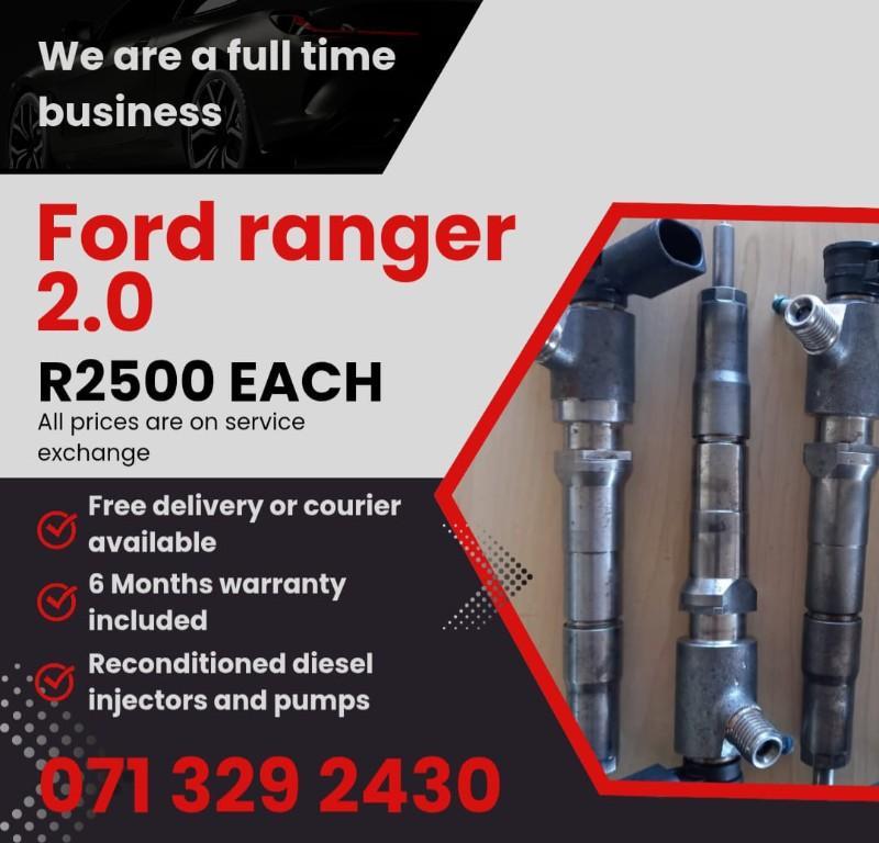 FORD RANGER 2.0 INJECTORS, FREE DELIVERY in Carletonville - Image 1