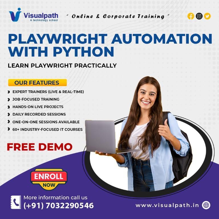 Playwright Automation Training | Playwright Course Online in Kachiguda - Image 1